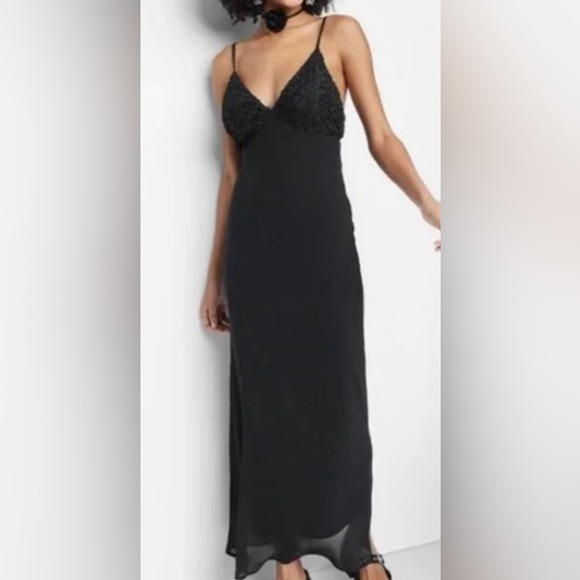 wild fable Dresses & Skirts - Wild Fable Elegant Black Evening Gown